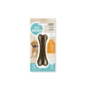 Zeus Nosh Flexible Chew Bone Chicken Flavour Dog Chew Toy