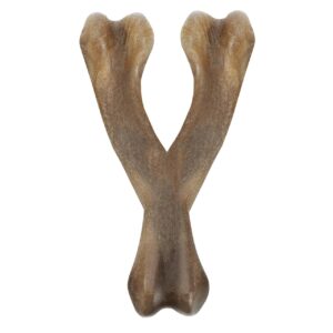 Zeus Nosh Wishbone Strong Chew Bacon Bone Dog Toy