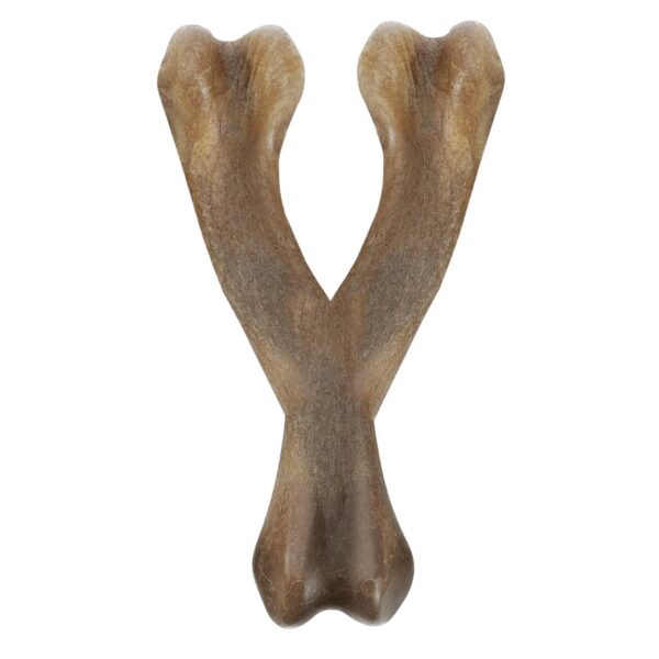 Zeus Nosh Wishbone Strong Chew Bacon Bone Dog Toy