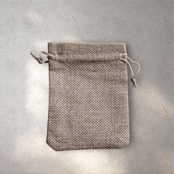 Rustic Drawstring Burlap Pouches (Pack of 50) - Image 6