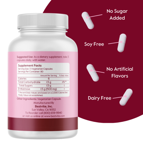 D-Mannose 500mg - Image 3