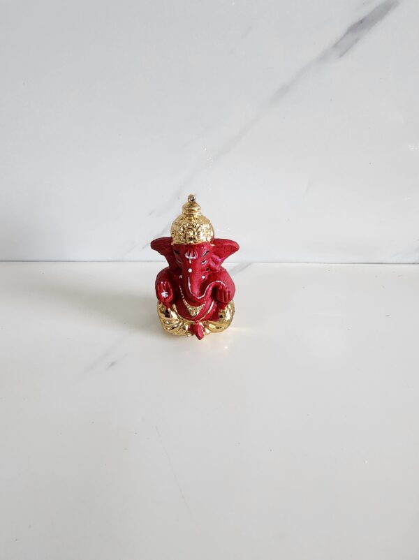 Small Plastic Ganesha Murthi - Image 2