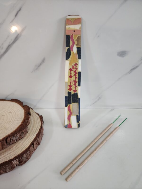 Boho Wooden Incense Holder - Image 2