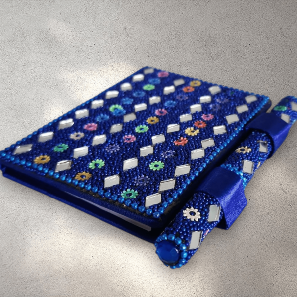 Medium Mosaic Diary and Pen Set - Image 2